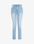 Jean push up grande taille coupe slim - Bleu clair - 1