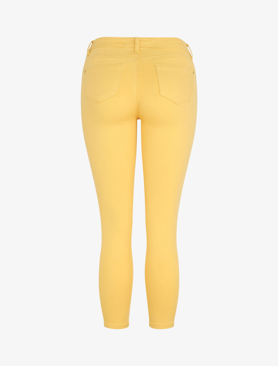 Jean skinny uni push up taille standard - Jaune - 2