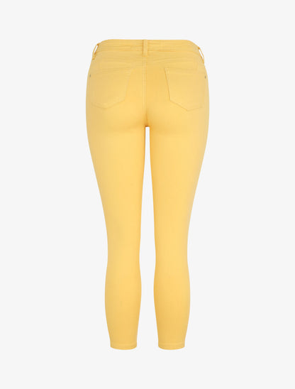 Jean skinny uni push up taille standard - Jaune - 2