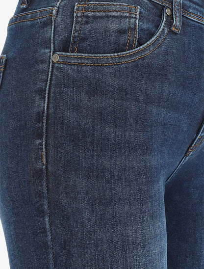 Jean skinny push up taille standard - Bleu foncé - 3