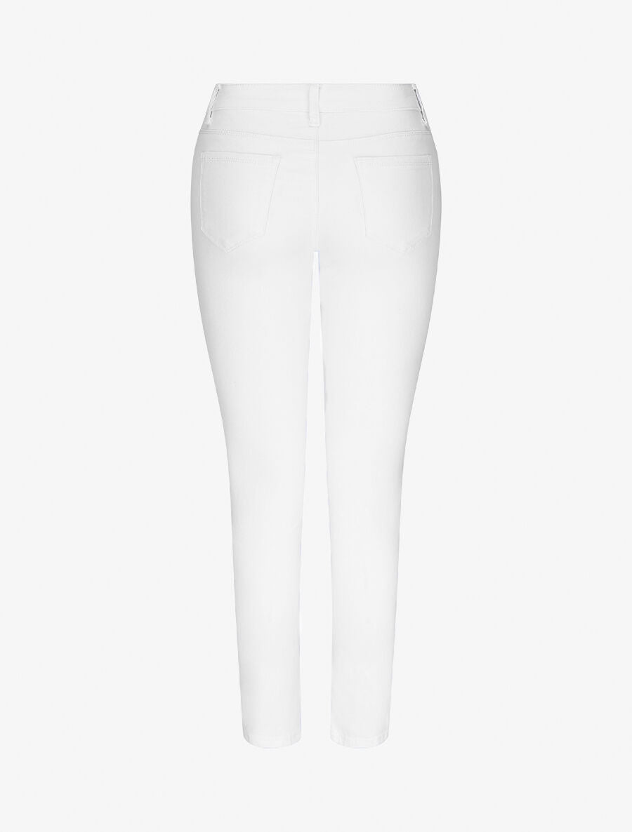 Jean classique coupe slim - Blanc - 2