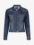 Veste en jean ajustée - Bleu - 5
