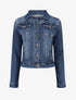 Veste en jean droite - Bleu - 5
