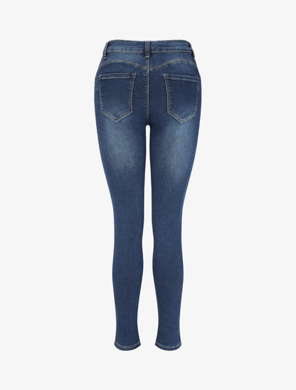 Jean push up coupe slim - Bleu - 4