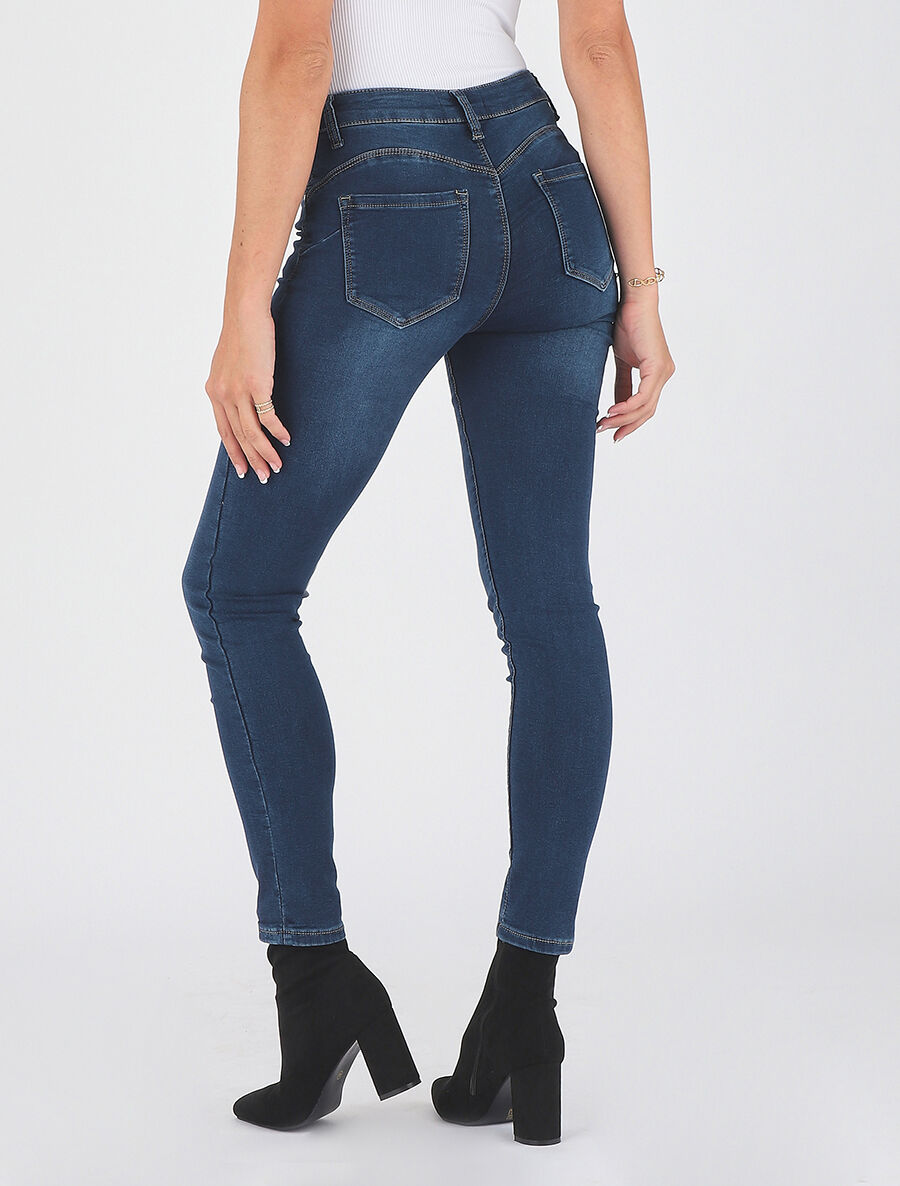 Jean push up coupe slim - Bleu - 2