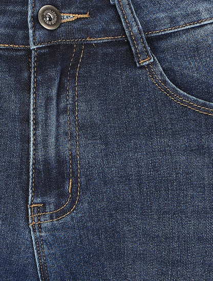 Jean push up classique coupe slim - Bleu - 3