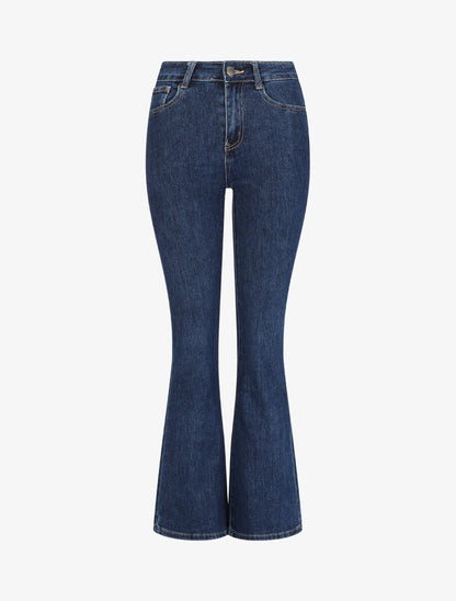 Jean flare taille standard - Bleu brut - 1