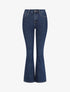 Jean flare taille standard - Bleu brut - 1