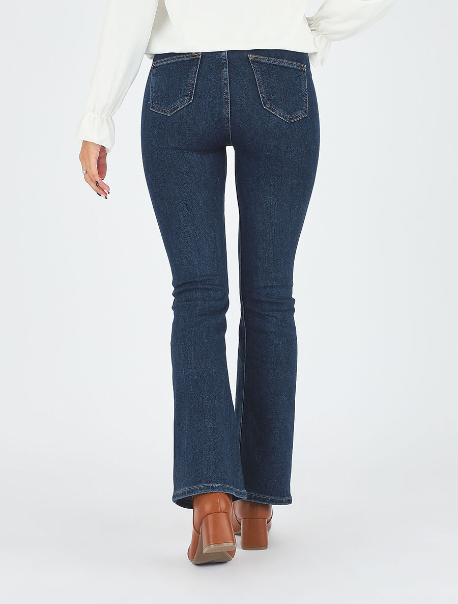 Jean flare taille standard - Bleu brut - 5