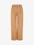 Jean ample taille haute - Camel - 5