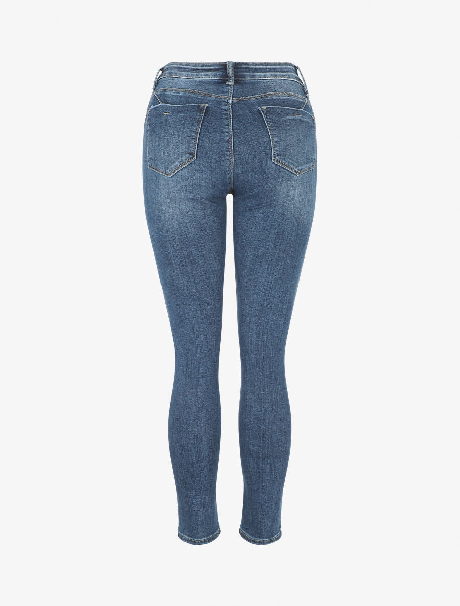 Jean push up coupe slim - Bleu - 2