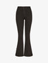 Jean flare uni à boutons décoratifs - Noir - 4