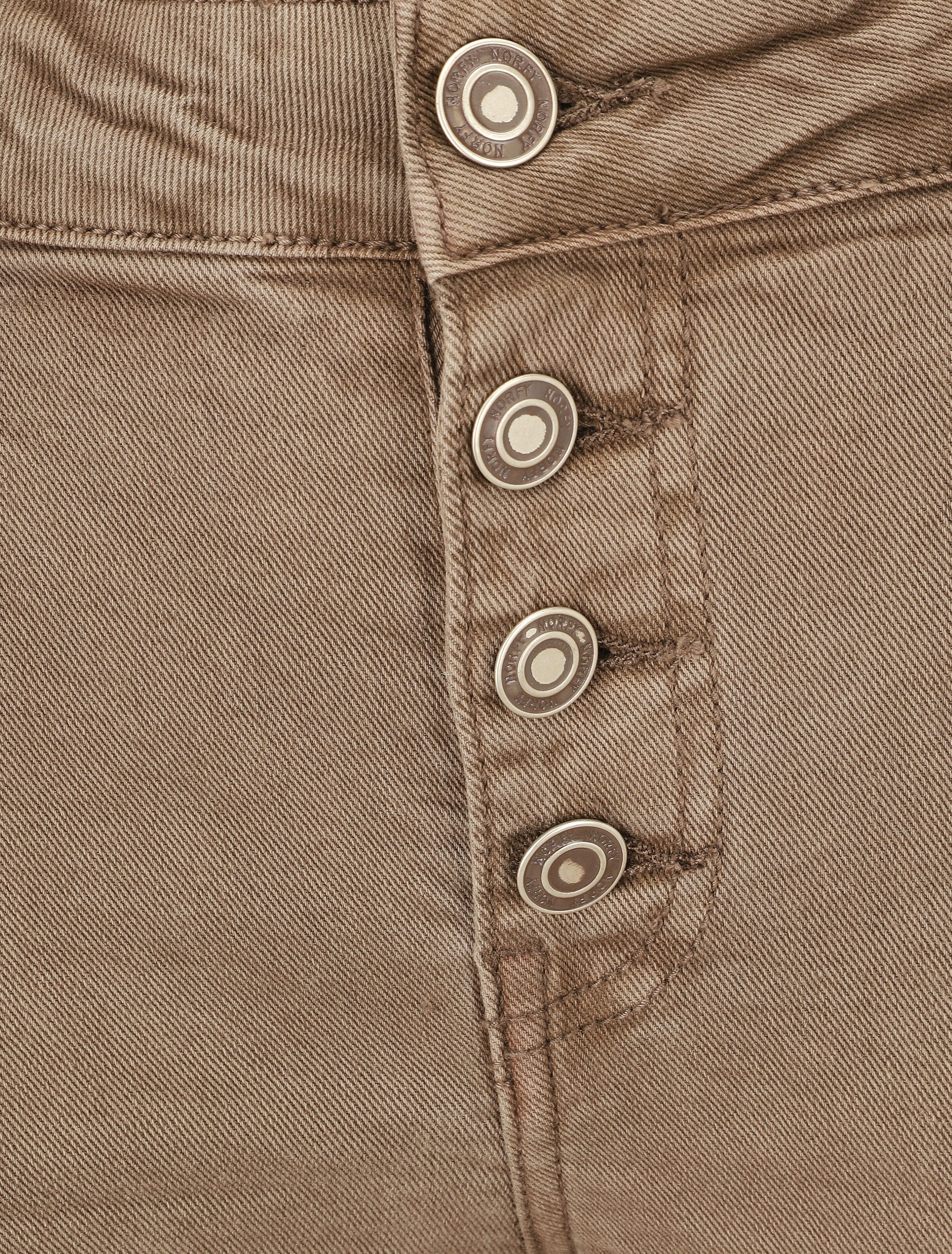 Jean effet froissé coupe slim - Taupe - 3