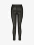 Legging en simili clouté - Noir - 1
