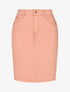 Jupe unie droite classique - Rose poudré - 4