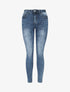 Jean délavé coupe skinny - Bleu - 1
