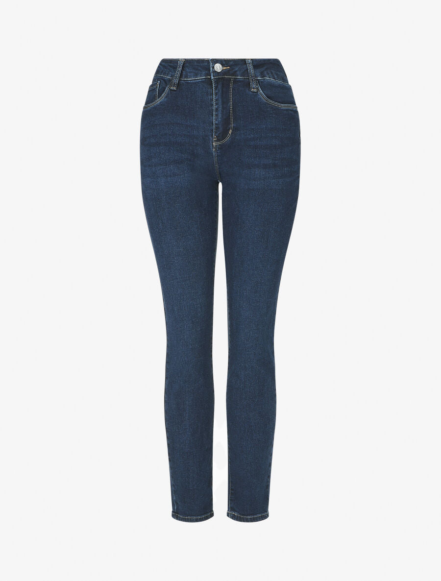 Jean push up classique coupe slim - Bleu - 1