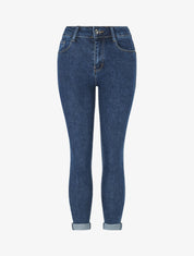 Jean classique push up 7/8 coupe slim - Bleu - 1