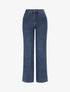Jean wide leg coupe droite - Bleu - 4