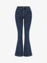 Jean à 4 poches coupe flare - Bleu - 1