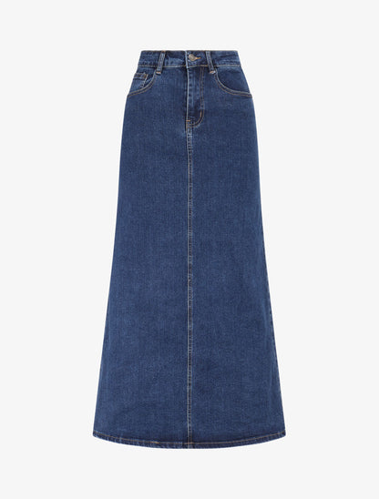 Jupe coupe flare - Bleu - 4