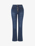 Jean push up coupe droite - Bleu - 1