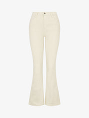 Jean push up coupe flare - Crème - 4