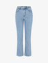Jean coupe droite taille haute - Bleu - 1