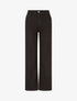 Jean droit push up taille haute - Noir - 4