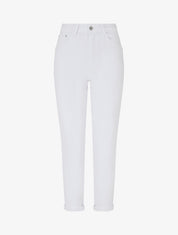 Jean mom taille haute - Blanc - 4