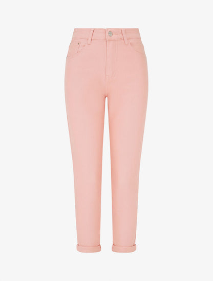 Jean mom taille haute - Rose - 1