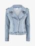 Veste en jean zippée - Bleu - 1