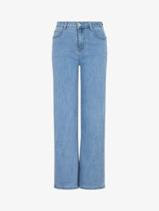 Jean push up à taille standard coupe droite - Bleu denim - 4