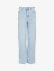 Jean wide leg coupe droite - Bleu - 1