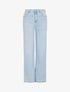 Jean wide leg coupe droite - Bleu - 1