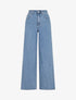 Jean ample coupe droite - Bleu - 4