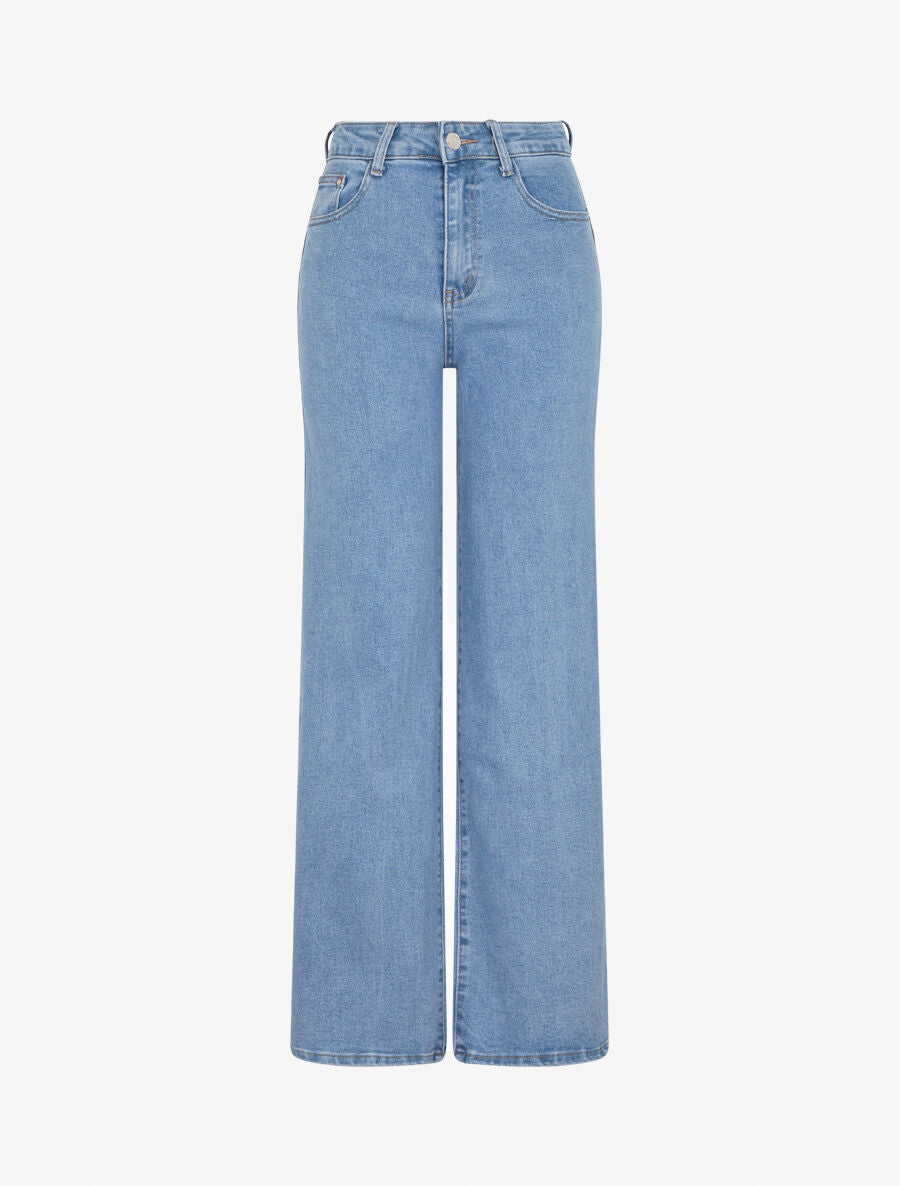 Jean taille standard coupe droite - Bleu - 4