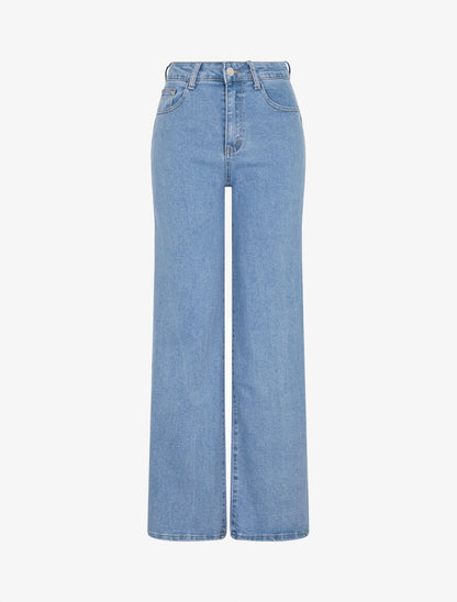 Jean taille standard coupe droite - Bleu - 4