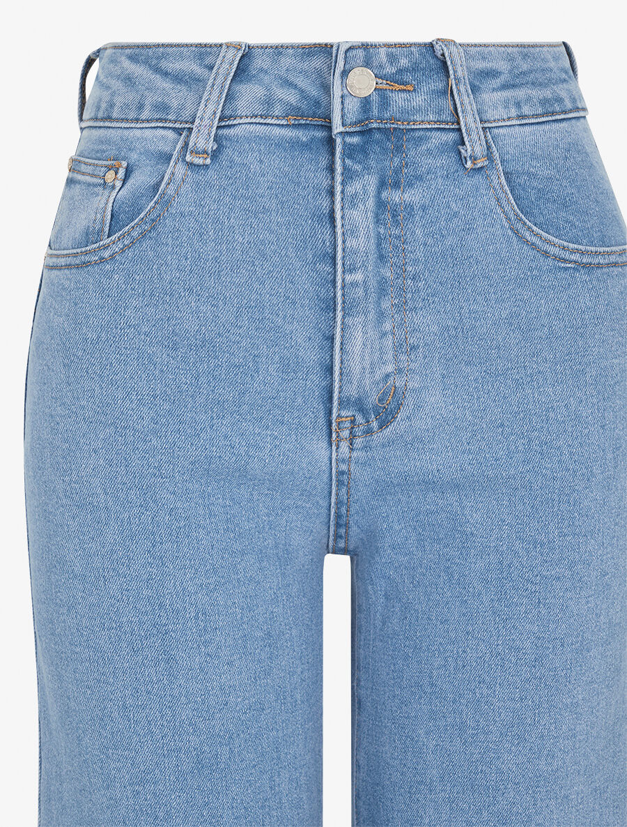 Jean taille standard coupe droite - Bleu - 3