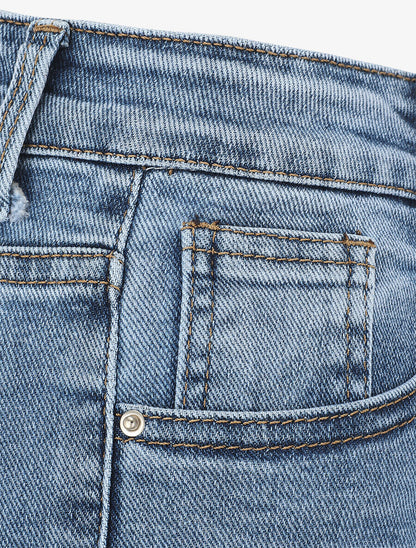 Jean classique coupe droite - Bleu - 3