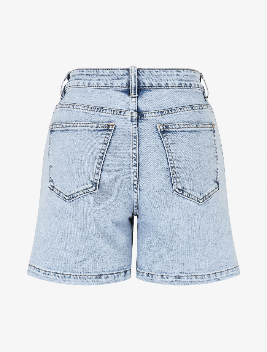 Short classique en jean - Bleu - 2