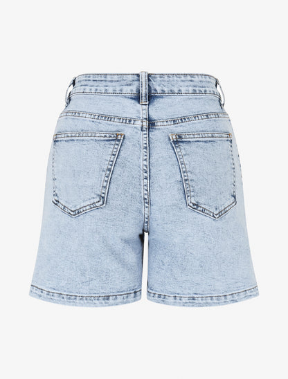 Short classique en jean - Bleu - 2