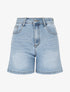 Short strassé en jean - Bleu - 1