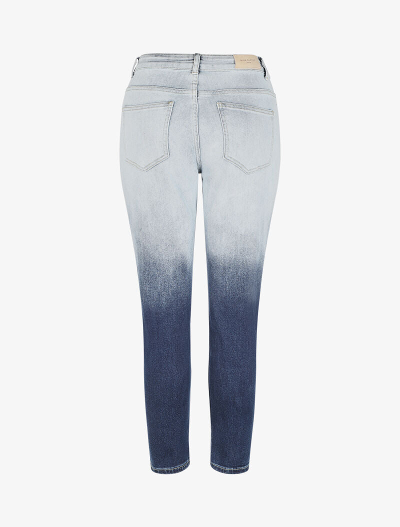 Jean boyfriend effet dégradé - Bleu denim - 2
