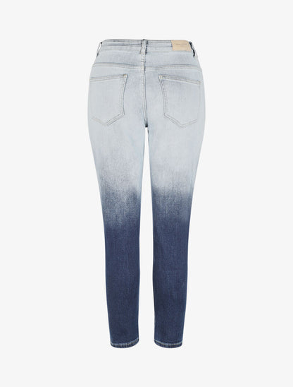 Jean boyfriend effet dégradé - Bleu denim - 2