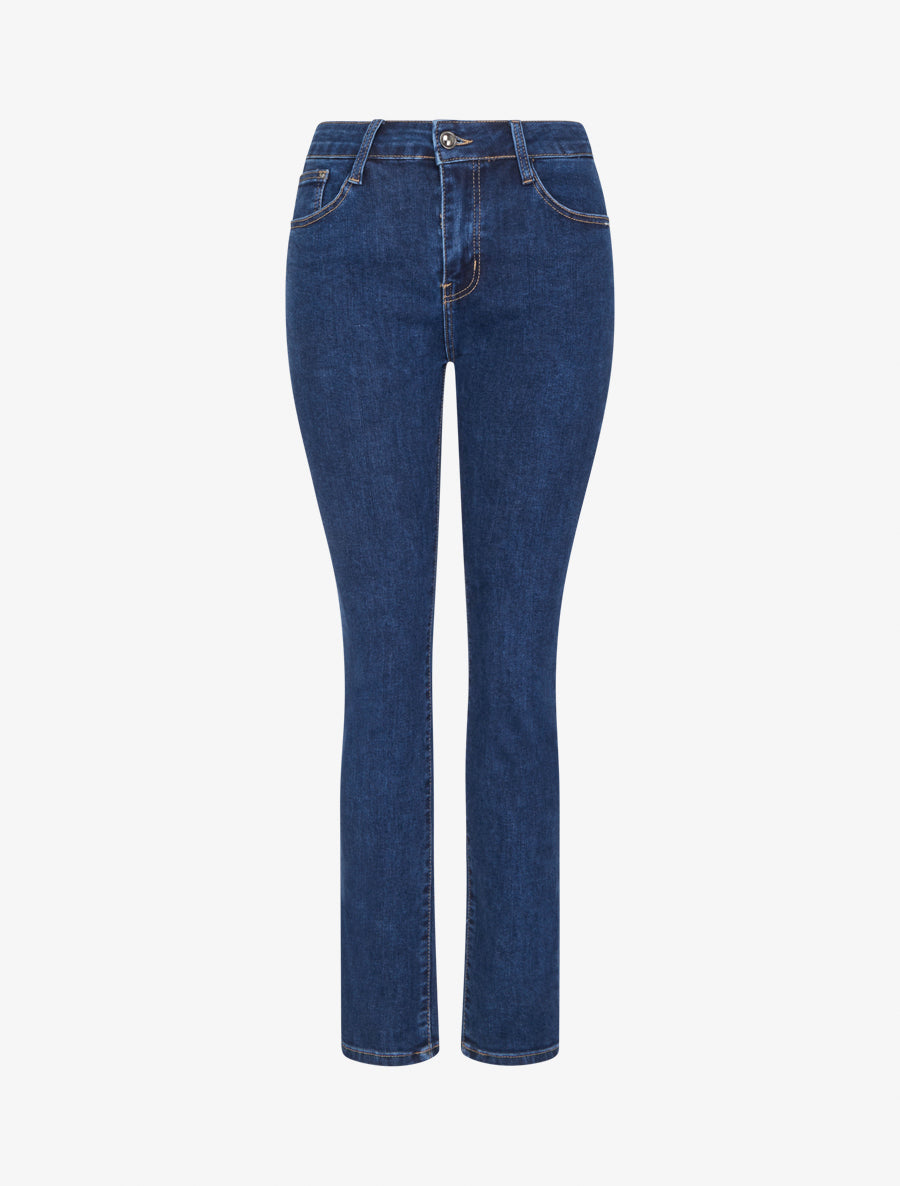 Jean slim taille haute casual - Denim - 1