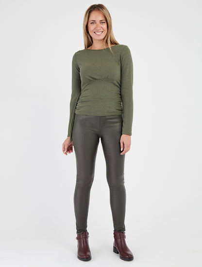 Jean Liegestütze Beschichtung - Kaki