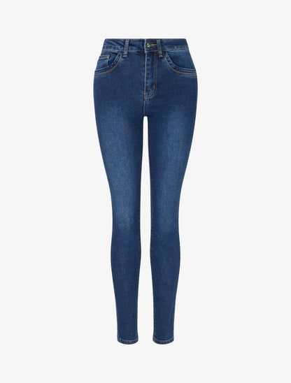 Jean standard coupe skinny - Bleu - 1