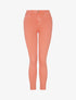 Jean skinny uni à taille standard - Corail - 1