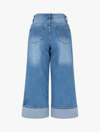 Pantacourt push up à revers - Bleu - 2